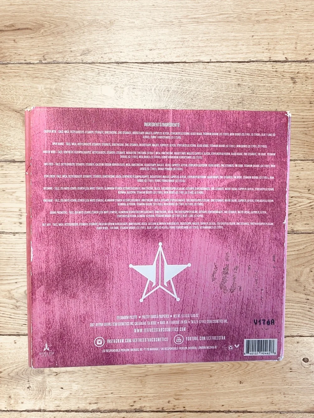 Jeffree Star Cosmetics Star Ranch Eyeshadow Palette Rare Blue Western Palette